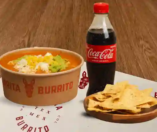 Combo Sopa Mexicana Vegetariana