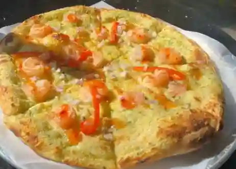 Pizza Camarones Chili Dulce