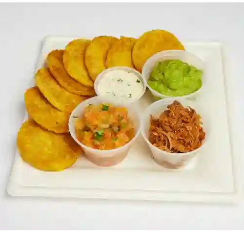 Patacones Con Pulled Pork