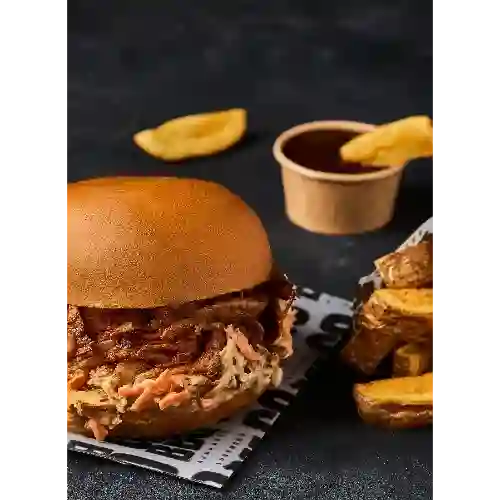 Sandwich De Pulled Pork En Combo