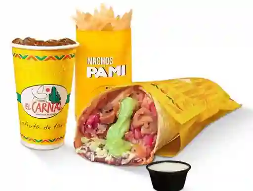 Combo Burro Vegetariano Tradicional