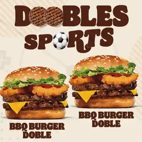 Dobles Sports Bbq Burger Doble + Bbq ...