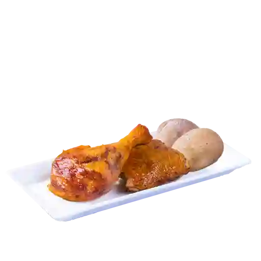 1/4 De Pollo Asado Crazy Oferta