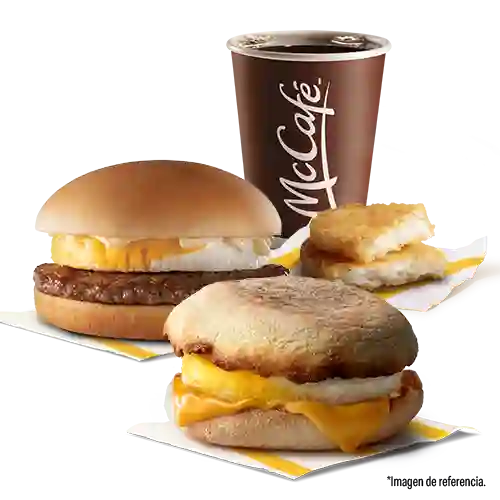 Mchuevo + Mcmuffin Huevo Y Queso + 1 Americano + 1 Hashbrown