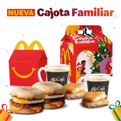 Cajota Familiar Feliz Desayuno Para Tres Personas