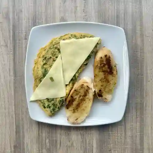 Omelette Espinacas