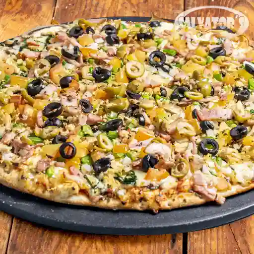 Pizza Verduras Tocineta Pollo