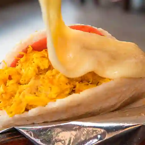 Arepa Pollo Jamón Y Queso