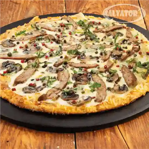 Pizza Steak Pimienta