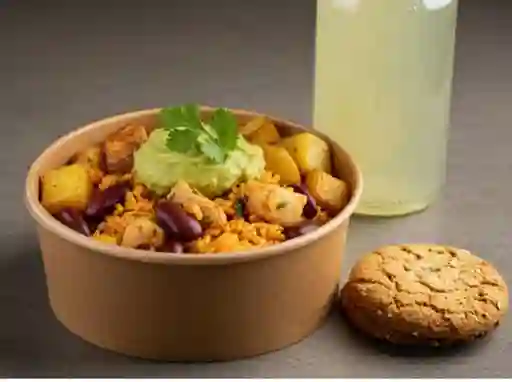 Combo Calentado Tipico De Pollo