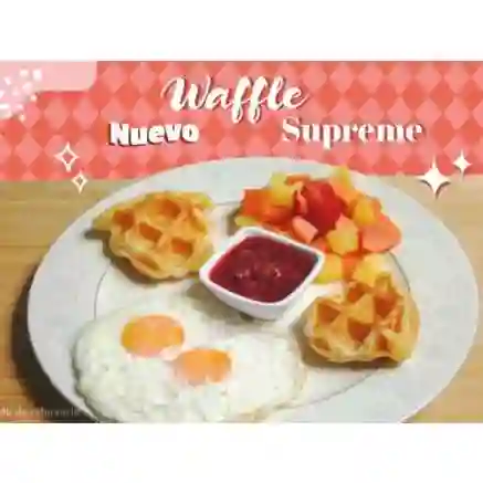 Desayuno Waffle