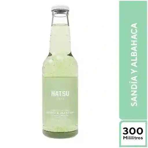Soda Hatsu Sandía Y Albahaca 300 Ml
