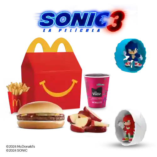 Cajita Feliz Hamburguesa Preventa Sonic