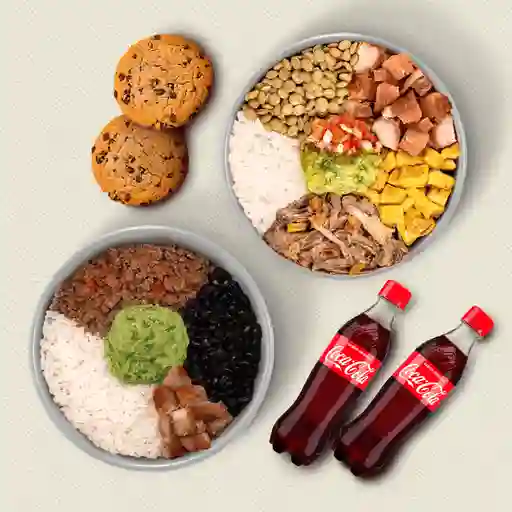 1 Colombiano+1 Típico+2bebidas+2postres