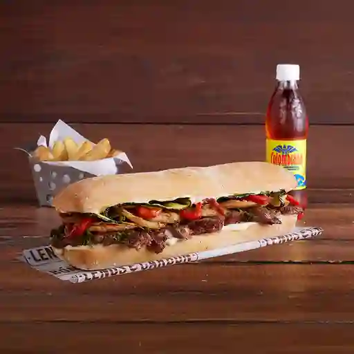 Combo Sandwich Morrillo A La Parrillla