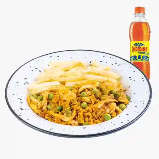Combo Arroz Con Pollo Mediano Oferta