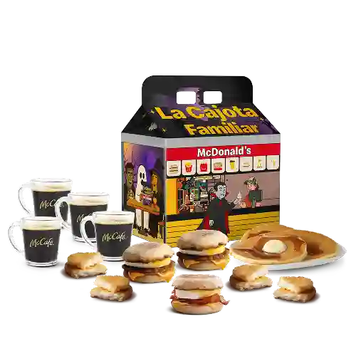 Cajota Familiar Clásica Desayuno Para Cuatro