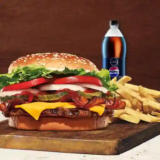Whopper Queso Tocineta