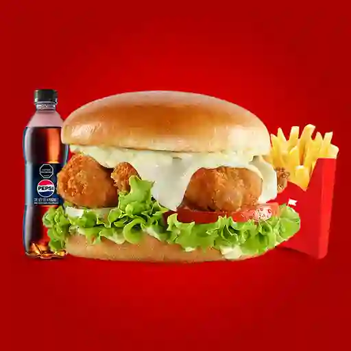 Combo Pollo Crispy Con Salsa Hardy´s