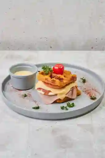 Sándwich De Waffle Maduro