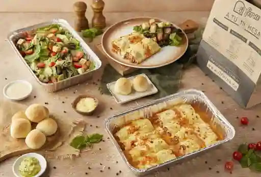 Family Pack Canelones Y Ensalada