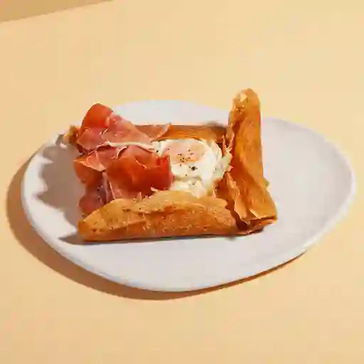 Crepe Bretonne Con Jamón Serrano