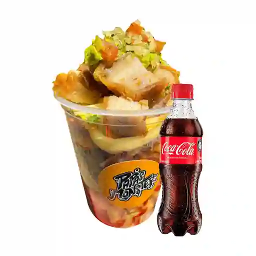 Papas Monster + Gaseosa 400 Ml