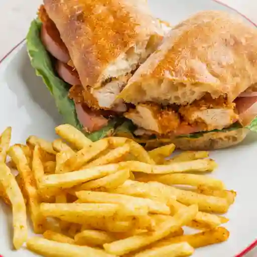 Combo Sándwich Grande + Papas