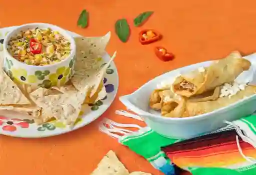 Esquites Y Flautas De Pollo