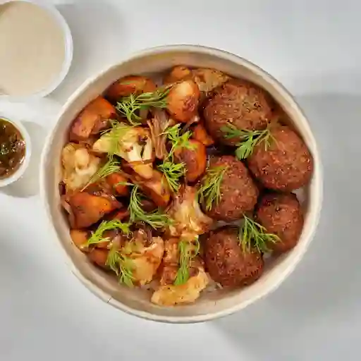 Bowl Vegano Del Medio Oriente