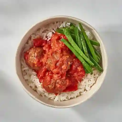 Bowl De Albóndigas.