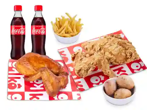 1/4 Asado 1/4 Kronch 2 Acompanamientos