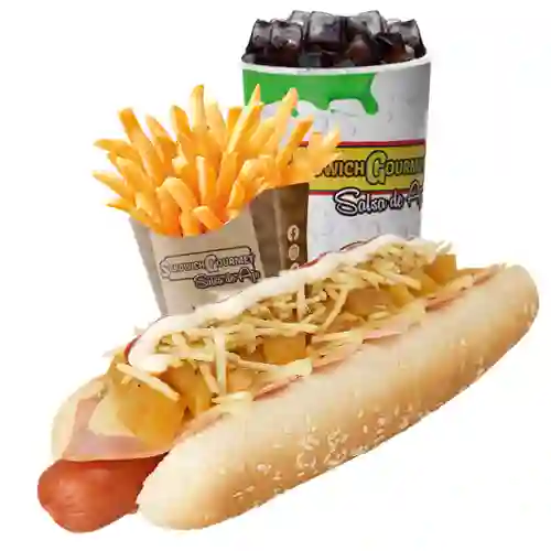 Combo Perro Hawaiano