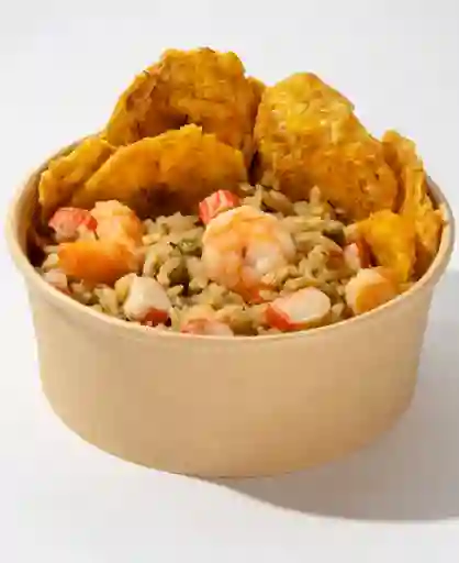 Arroz Peruano Con Tostones