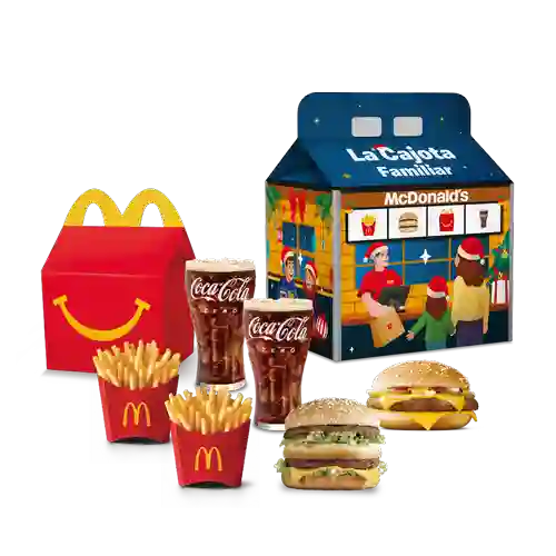 Cajota Familiar Feliz Para Tres