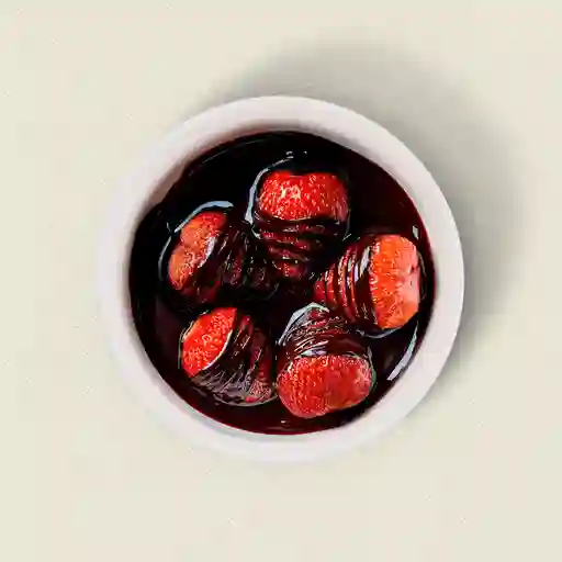 Fresas Con Chocolate Negro