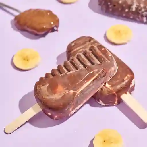Paleta De Banano Con Nutella