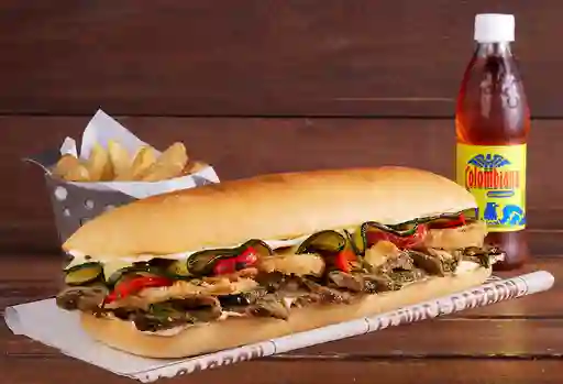 Combo Sandwich De Bondiola De Cerdo