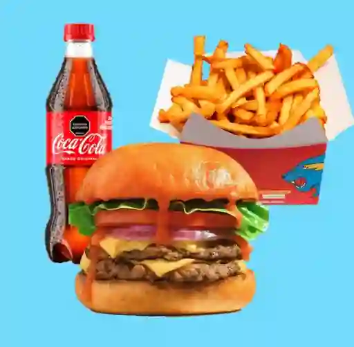 Habanero Beast Burger Combo (picante)