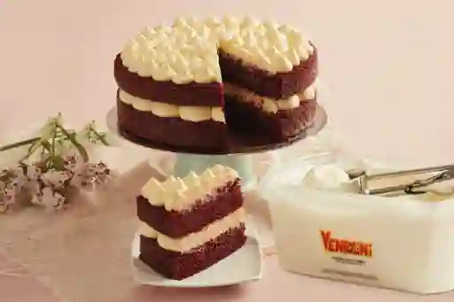 Cake Red Velvet Mediano Con I Helado