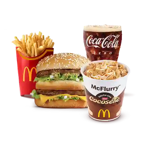 Mccombo Grande Big Mac + Mcflurry Cocosette