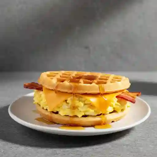 Egg & Bacon Pandewaffle