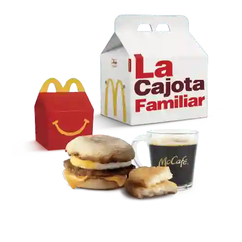 Cajota Familiar Feliz Desayuno Para Dos Personas
