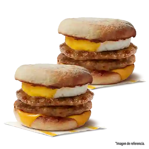 2 Egg Mcmuffin Doble Salchicha