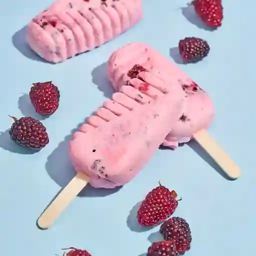 Paleta De Frambuesa Con Mora