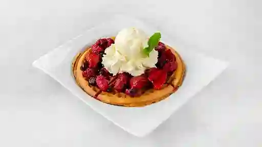 Waffle De Frutos Del Bosque