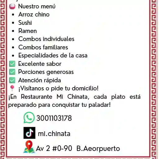 Mi Chinata a Domicilio Mi Chinata