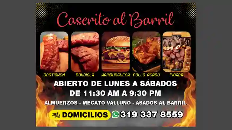 Caserito Al Barril a Domicilio Caserito Al Barril