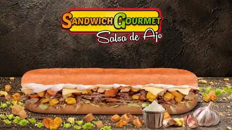 Sandwich Gourmet Salsa de Ajo a Domicilio Sandwich Gourmet Salsa de Ajo