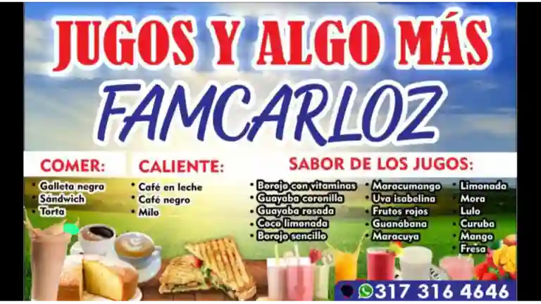 Jugos Famcarlos a Domicilio Jugos Famcarlos